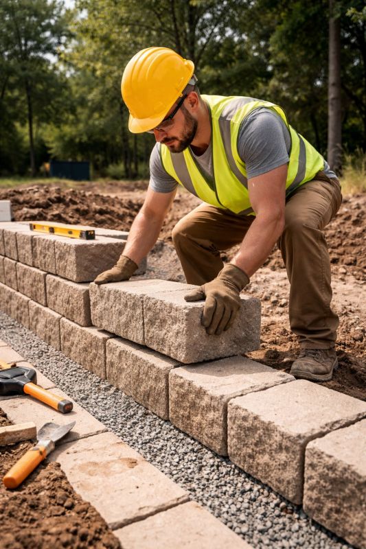 Block Wall Installation in East Granby, CT