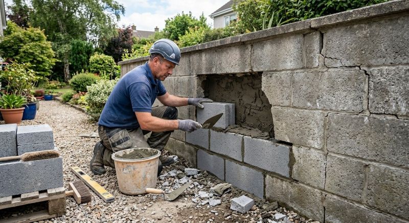 Block Wall Repair in Berlin, CT