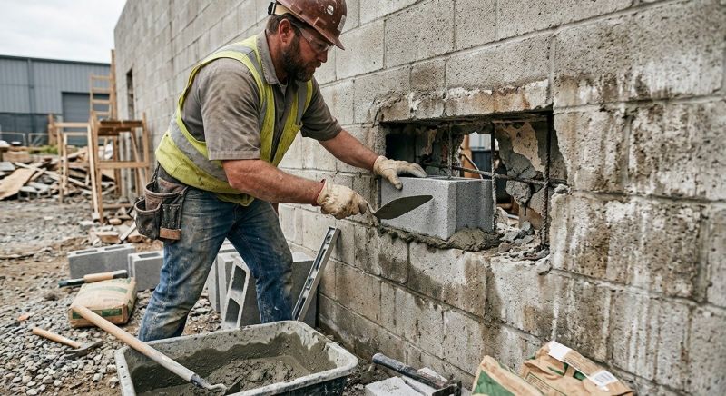 Block Wall Repair in Goshen, CT