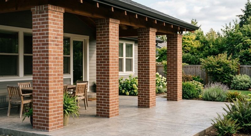 Brick Columns Installation in Bristol, CT