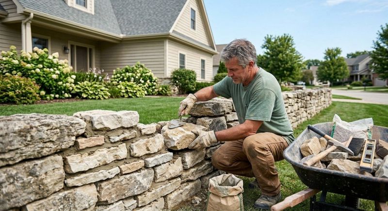 Brick Fence Repair in Bristol, CT