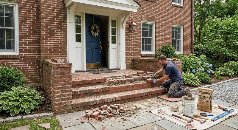 Brick Flatwork Repair in Ansonia, CT