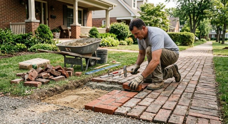 Brick Flatwork Repair in Bristol, CT
