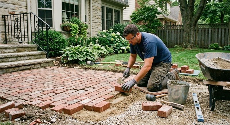 Brick Flatwork Repair in New Britain, CT