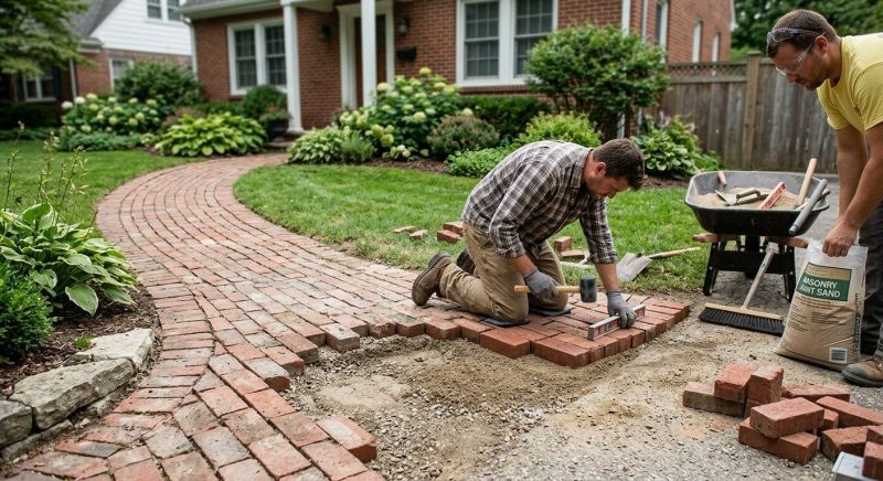 Brick Flatwork Repair in Riverton, CT