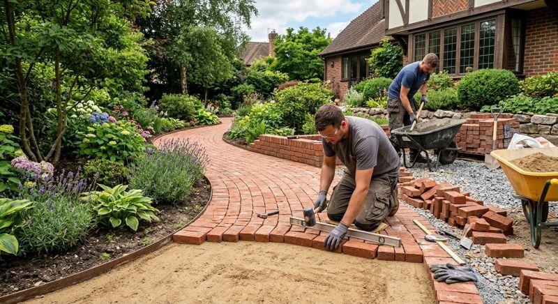 Brick Hardscape Installation in Avon, CT