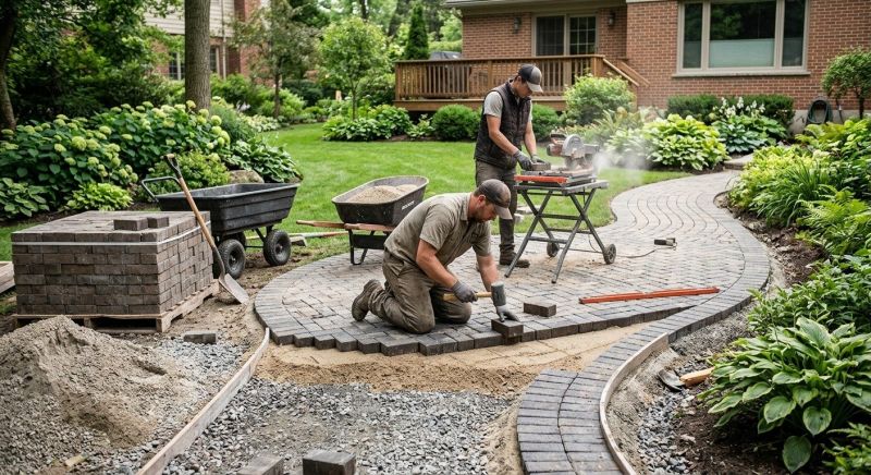 Brick Hardscape Installation in Meriden, CT