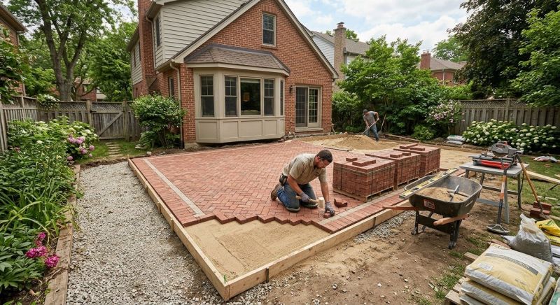 Brick Hardscaping Installation in Cromwell, CT