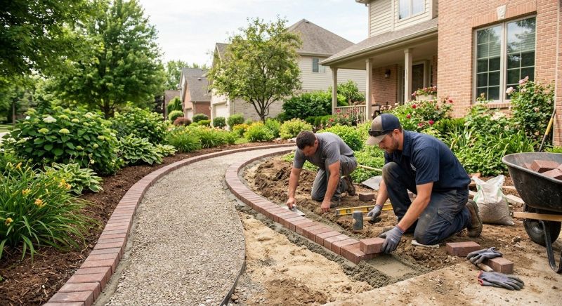 Brick Hardscaping Installation in Durham, CT