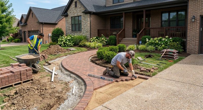 Brick Hardscaping Installation in Northfield, CT