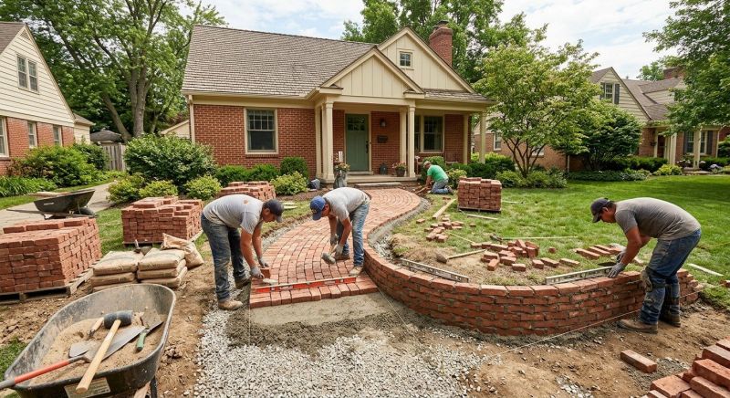 Brick Hardscaping Installation in Plymouth, CT