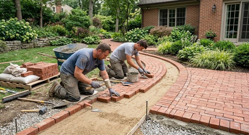 Brick Landscaping Service in East Hartland, CT