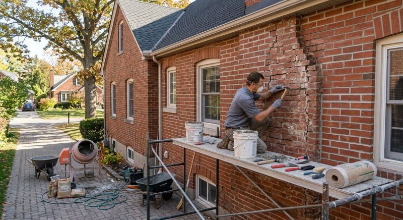 Brick Masonry Restoration in Bristol, CT