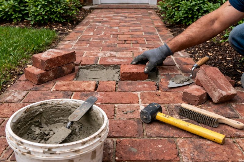 Brick Pathway Repair in Bristol, CT
