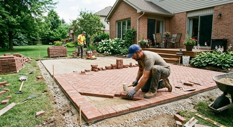 Brick Patio Installation in Bristol, CT