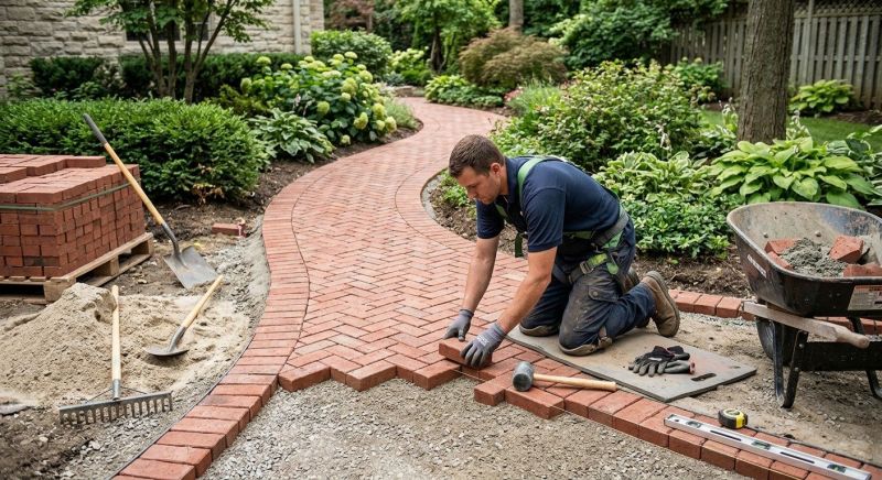 Brick Paving Installation in Middletown, CT