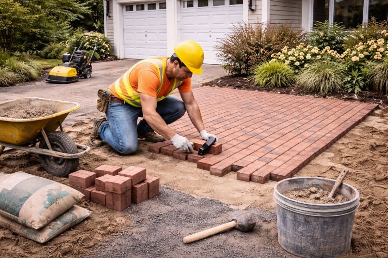Brick Paving Installation in Northfield, CT