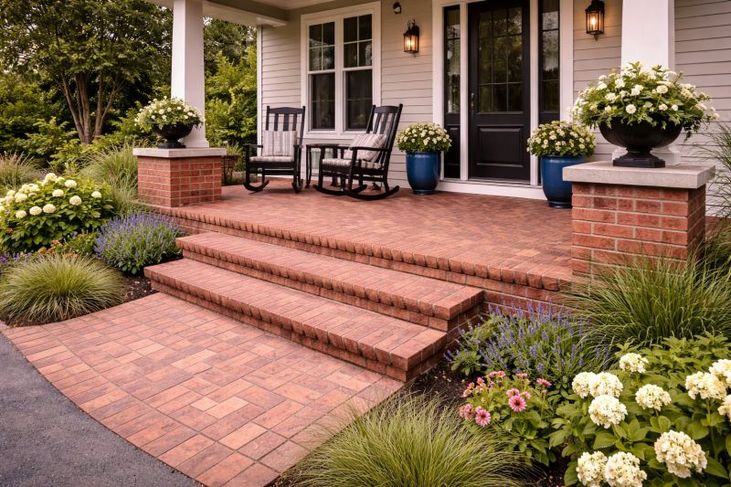 Brick Porch Installation in Bristol, CT