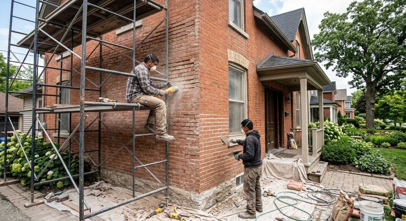 Brick Restoration in Bethlehem, CT