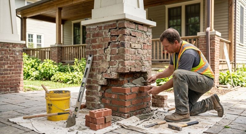Brick Restoration in North Canton, CT