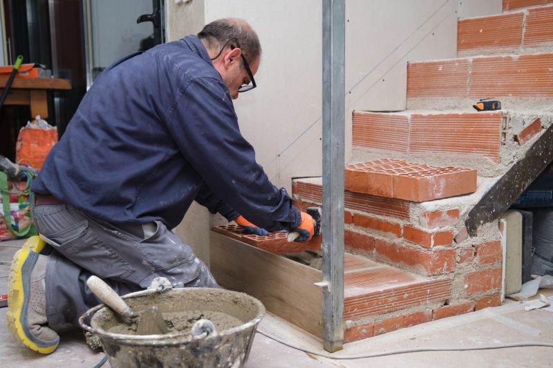 Brick Stairs Installation in Bristol, CT
