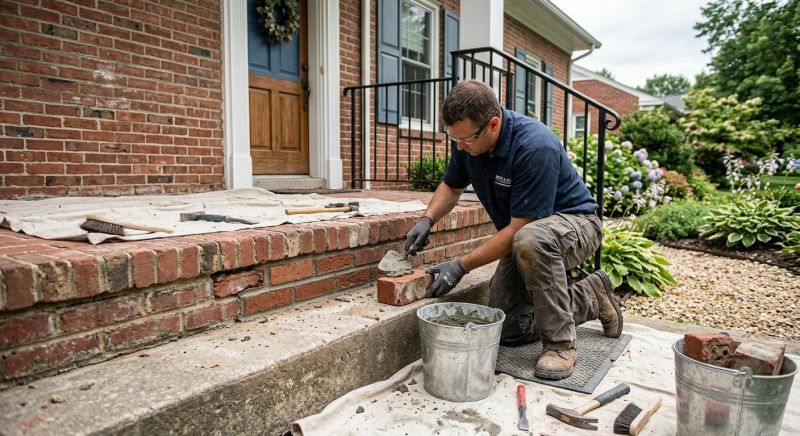 Brick Stairs Repair in Litchfield County, CT