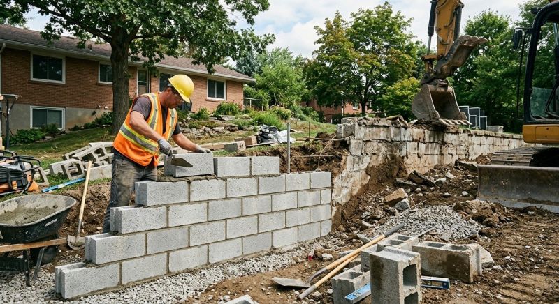 Brick Wall Installation in Cornwall Bridge, CT