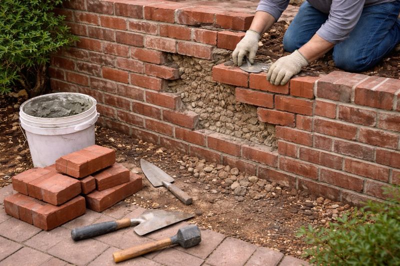 Brick Wall Repair in Avon, CT