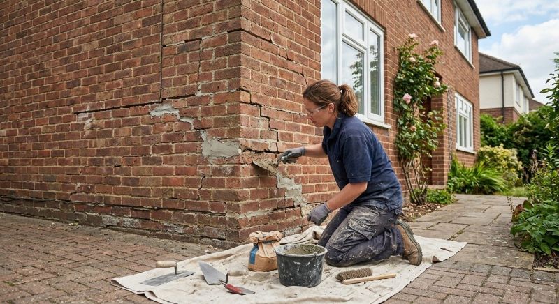 Brick Wall Repair in Derby, CT