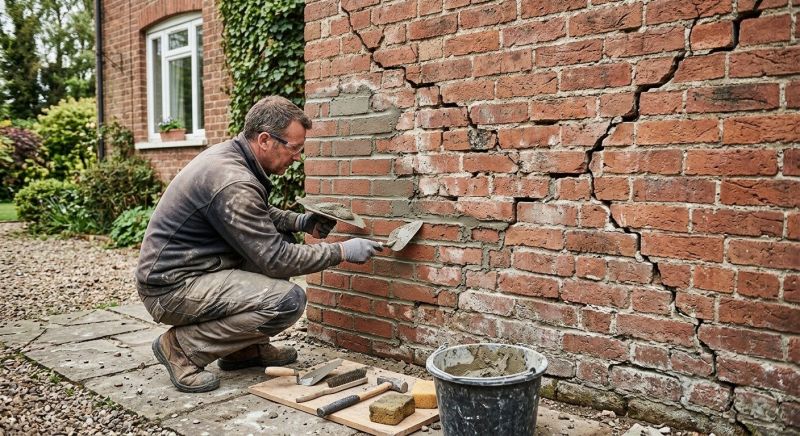 Brick Wall Repair in Durham, CT