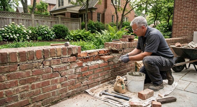 Brick Wall Repair in Plainville, CT