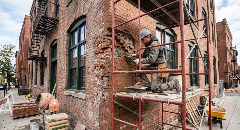 Commercial Brick Repair in Bristol, CT