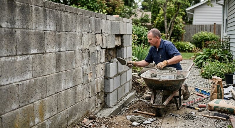 Concrete Block Repair in Terryville, CT