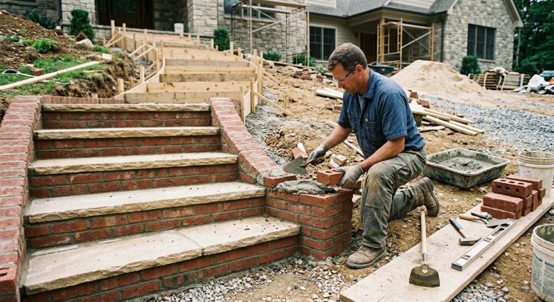 Masonry Steps Installation in Bristol, CT