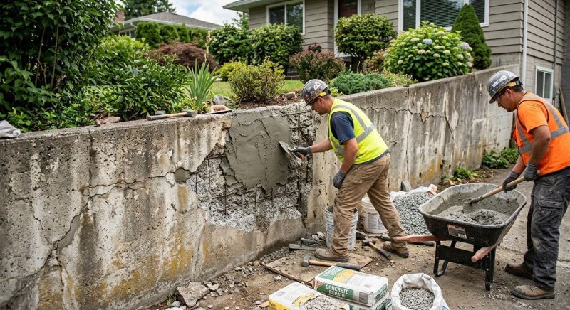 Retaining Wall Repair in Middletown, CT