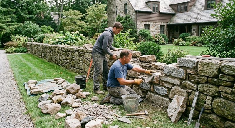 Retaining Wall Repair in Riverton, CT