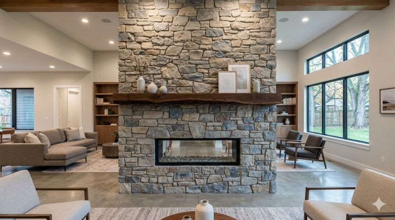 Stone Chimney Installation in Farmington, CT