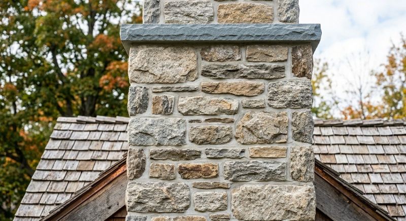Stone Chimney Installation in North Canton, CT