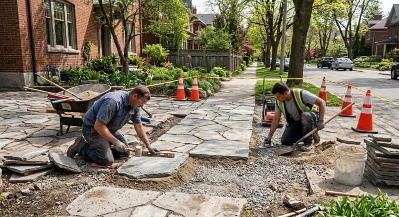 Stone Driveway Repair in Bristol, CT