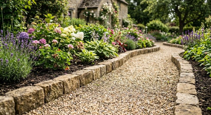 Stone Edging Installation in Bristol, CT