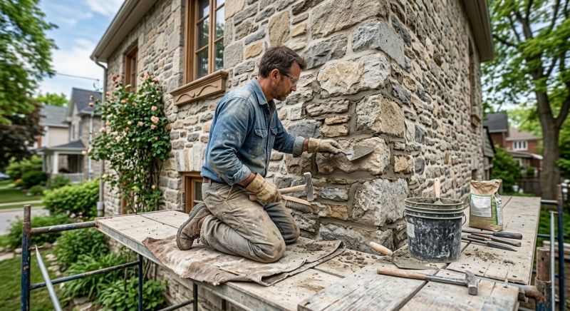 Stone Masonry Repair in Derby, CT