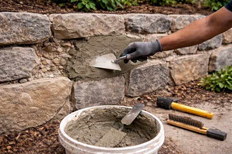 Stone Masonry Repair in Sandy Hook, CT