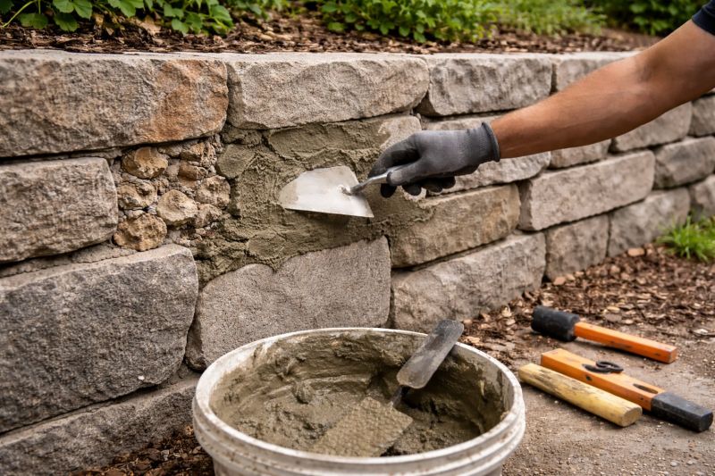 Stone Wall Repair in Bethlehem, CT