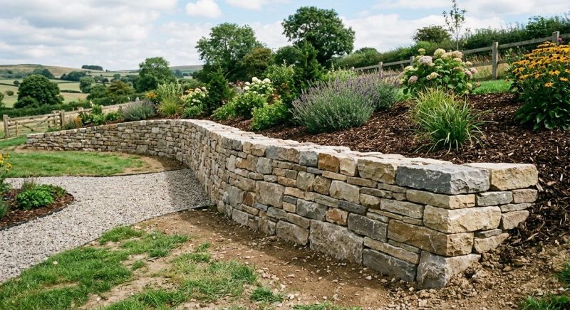 Stone Wall Replacement in Bristol, CT